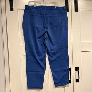 Charter Club “Bristol Skinny Ankle” blue denim jeans size 20w